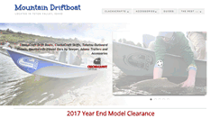 Desktop Screenshot of mountaindriftboat.com